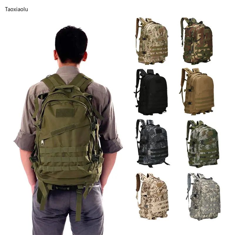 

40L 3D Men Tactical Backpack Military Backpack Outdoor Sports Military Climbing Backpack Camping Hiking Trekking Rucksack Tas