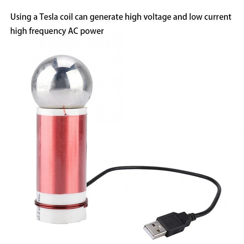 

New 5V 1W Super Mini Self-Excitation Tesla Coil For Wireless Transmission Experiments Test Diy