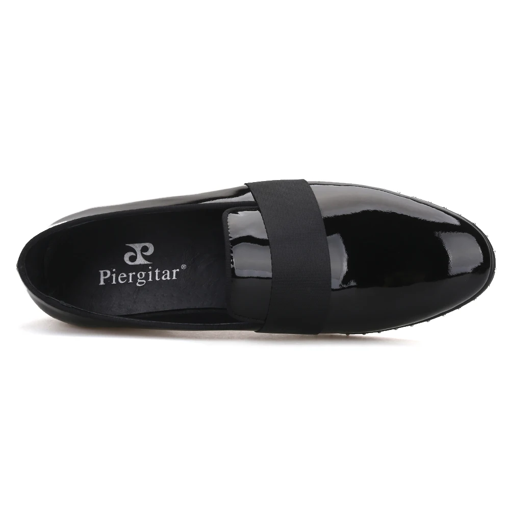 Мокасины Piergitar мужские из лакированной кожи роскошные брендовые туфли ручной