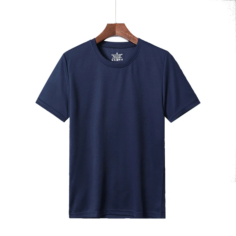 

2021 New Solid Running Top Men 2Pcs Fitness Training Gym Shirt Loose Short Sleeve Basketball Sport Tee Workout Clothing Men