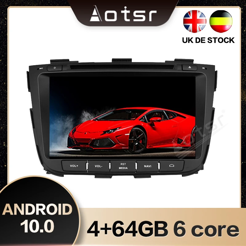 AOTSR для KIA SORENTO 2012 2015 Android 10 0 IPS GPS навигация автомобильный радиоплеер