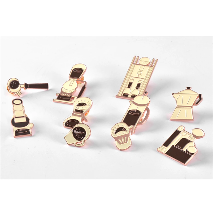 Новое поступление аксессуары для приготовления эспрессо бариста брошь кофе