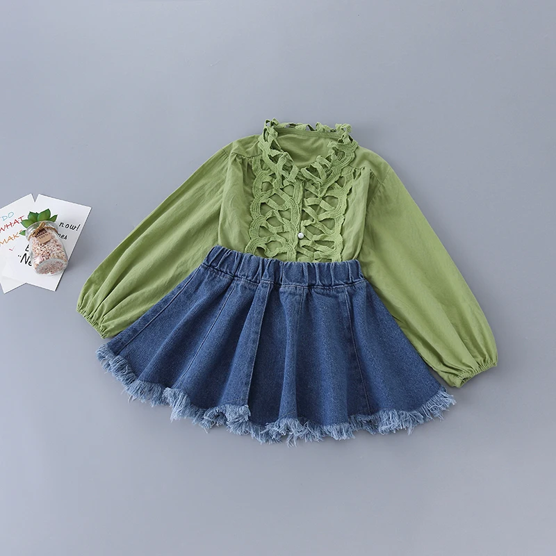 Комплект весенней одежды высокого качества для девочек возрастом от 3 до 7 лет