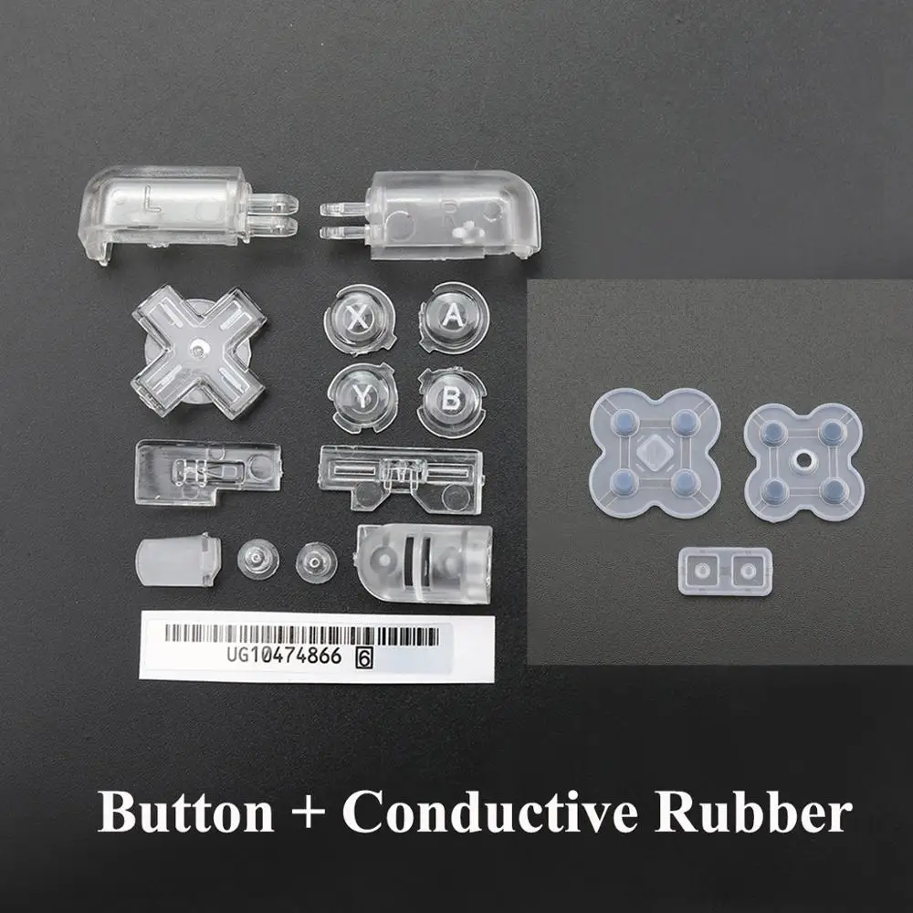 Комплект сменных кнопок YuXi ABXY L R D комплект перекрестных для nintendo DS Lite консоль NDSL