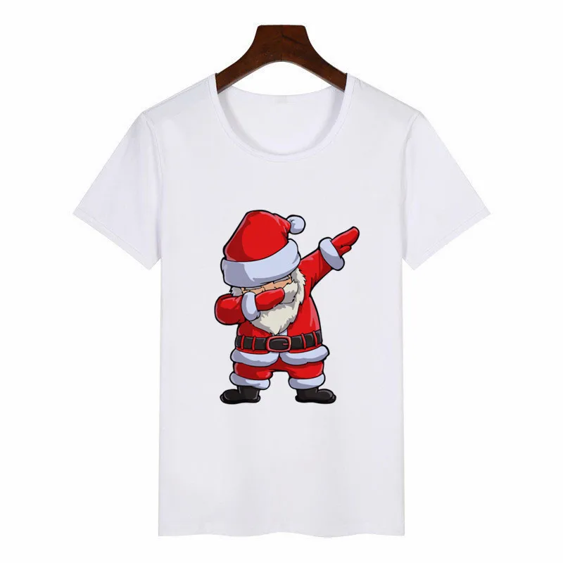 Женские рубашки футболка с рождественским принтом оленя Рождественская в стиле