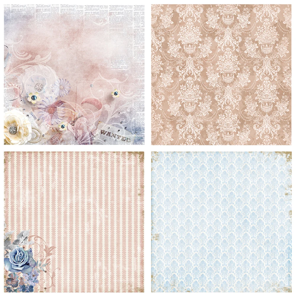 

24pcs 6 Inch Valentines Day Scrapbooking Pads Paper Diy Scrapbook Paper Pack Origami Art Craft Photo Album Background Paper