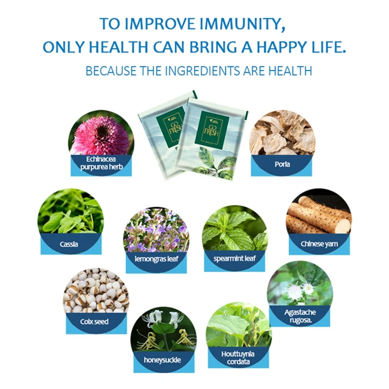 

Immune Booster Tea Natural Chinese Immunity Enhancement Herbal Tea for Weak Crowd