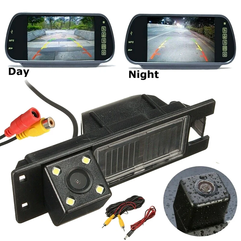

Car HD 4LED Rear View Backup Camera Reverse Camera for Opel Astra H J Corsa Meriva Zafira Insignia FIAT Buick Regal