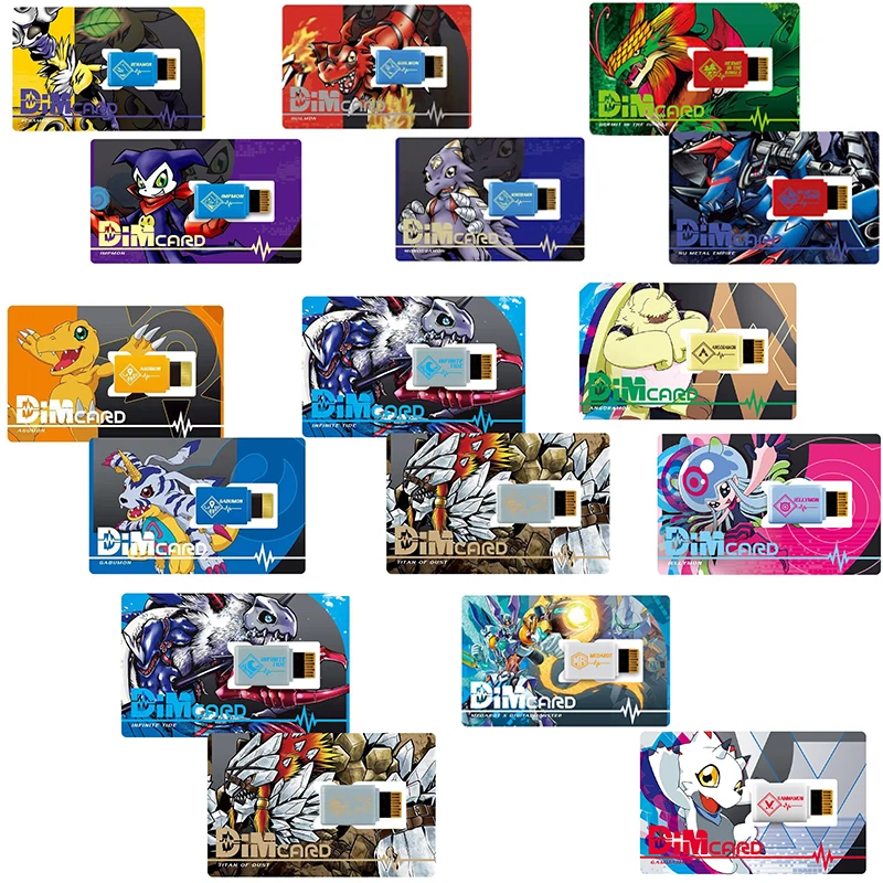 BANDAI Vital Breath Vol.01 02 03 0 5 Digimon Ghost Game V1 Gammamon V2 Angoramon &amp Jellymon Omegamon Agumon Dim Card набор игрушек |