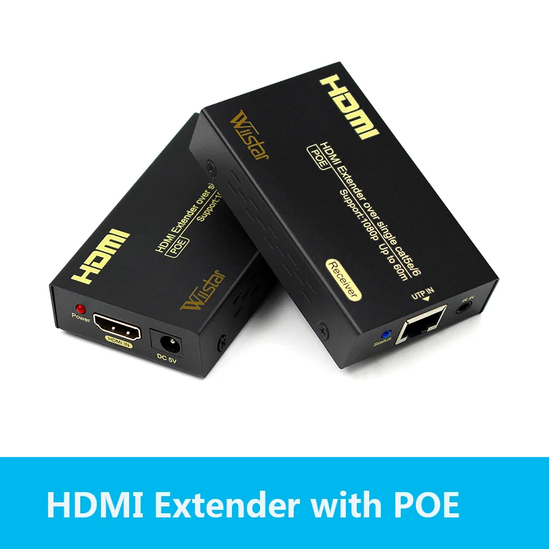 Удлинитель HDMI через удлинитель POE Ethernet RJ45 5e/6 кабель как сплиттер | Электроника