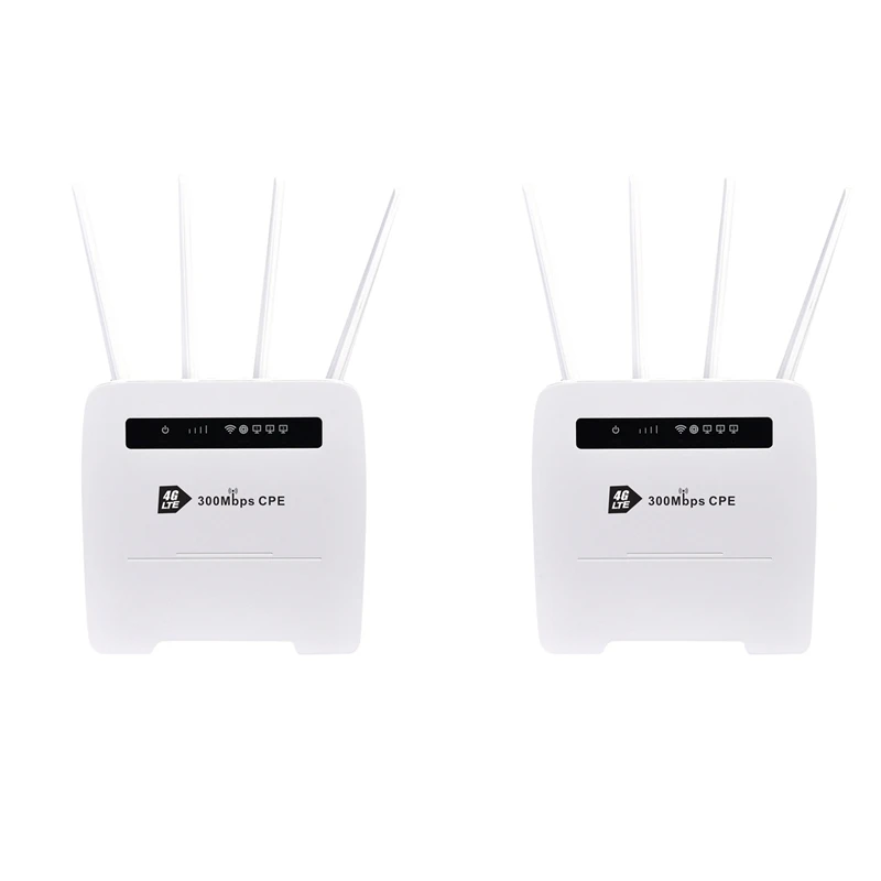 

Беспроводной роутер CPE 4G, Wi-Fi роутер 2,4G 300M с 4 антеннами, поддержка 32 пользователей для дома/бизнеса/офиса