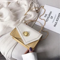 pu leather purses and handbags for women designer luxury fashion girl female shopper color contrast dovetail flap crossbody bags