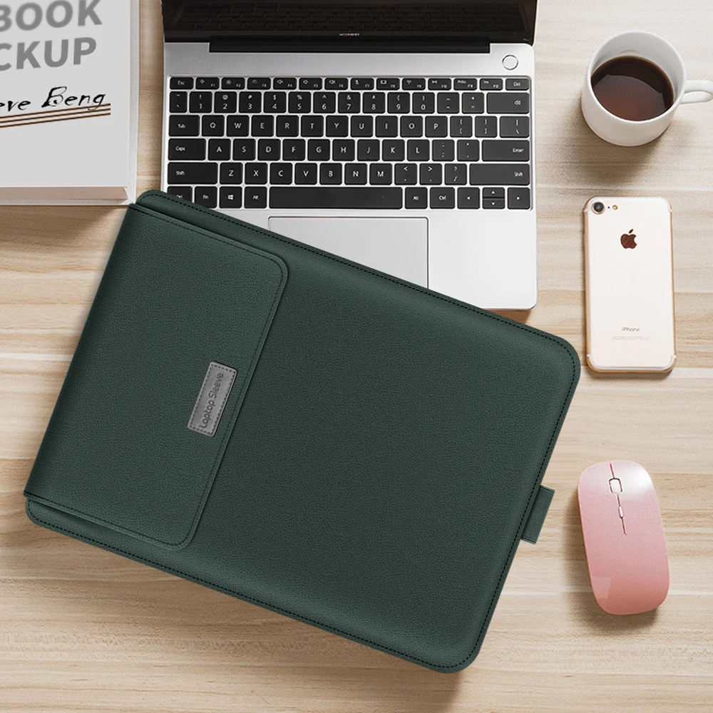 Сумка для ноутбука Macbook Air Pro Retina 11 12 13 14 15 6 дюймов чехол из искусственной кожи Xiaomi