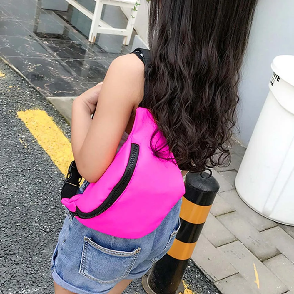 Поясная сумка для девочек модная детская поясная нагрудная кошелек