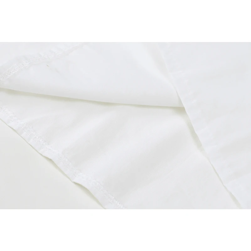 

2021 Women Summer New Fashion Floral Embroidery White Dress Streetwear Puff Short Sleeve Frcoks Preppy Style Ins Ruffle Vestiods