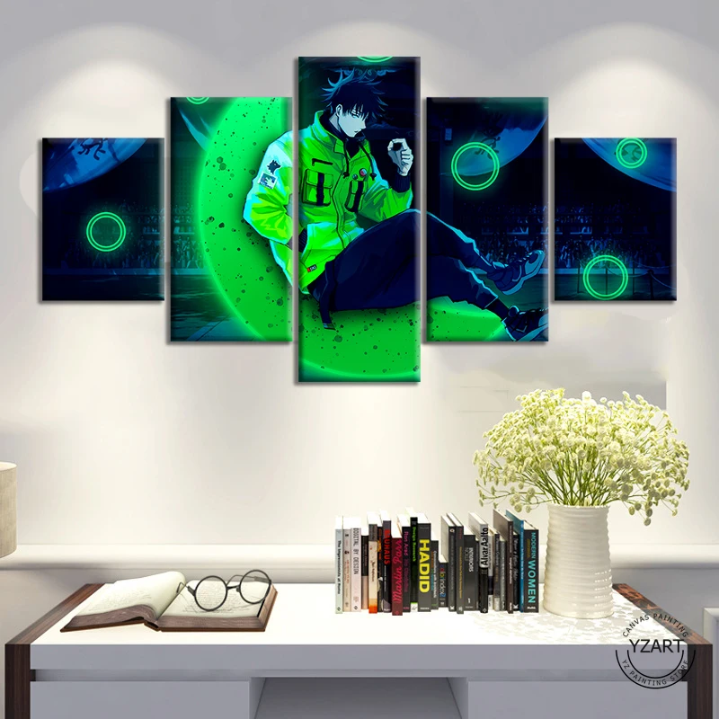 

Красивые анимационные постеры BoyFushiguro Megumi аниме юютсу кайсен аниме Декор масляная живопись холст модный домашний декор