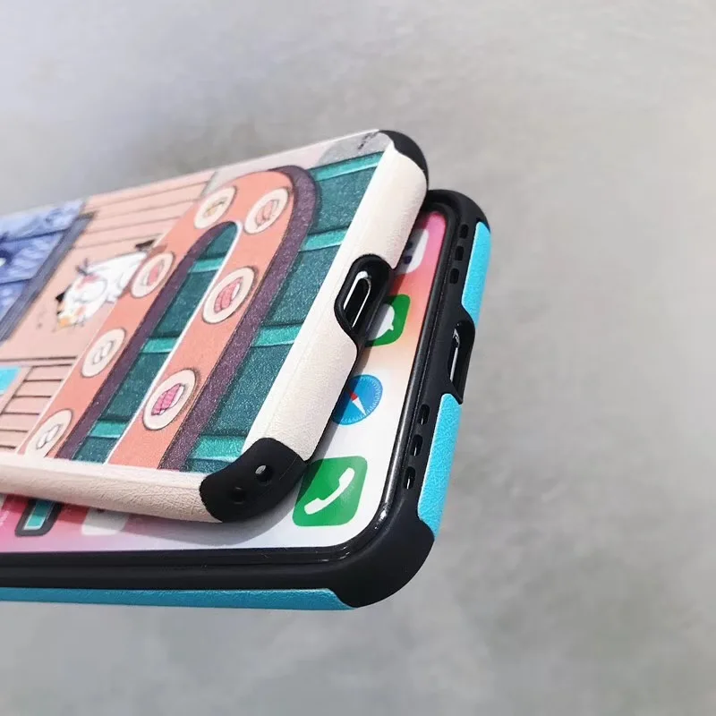 

Iphone Case Japanese Cartoon Cat Iphonexs Max Mobile Phone Case Suitable for Apple Xr/7/8 Small Fresh Protective Cover 6S