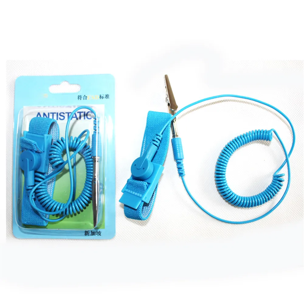 Самозащита Антистатический браслет электростатический ESD Discharge многоразовый