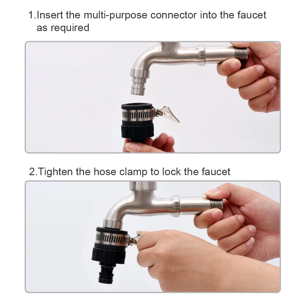 Соединитель для водопроводного крана пластиковый соединитель адаптер сада