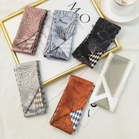 new hot small silk scarf spring summer autumn decoration small skinny scarf women variety tied bags fashion small streamers
