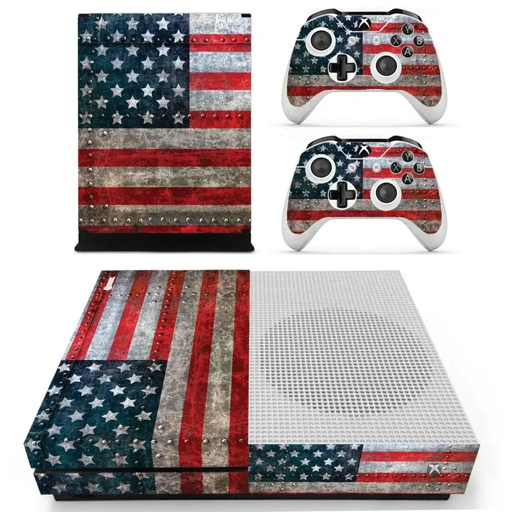 Американский национальный флаг США Наклейка Обложка для консоли Xbox One S и