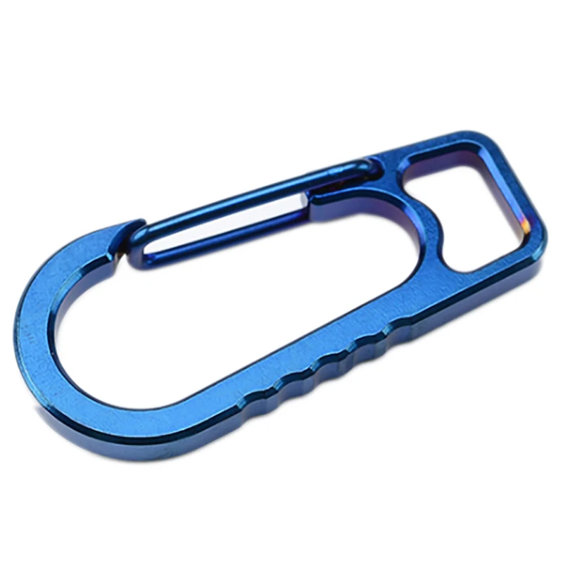 Кольцо для ключей из титанового сплава висячая пряжка эластичное кольцо быстрое