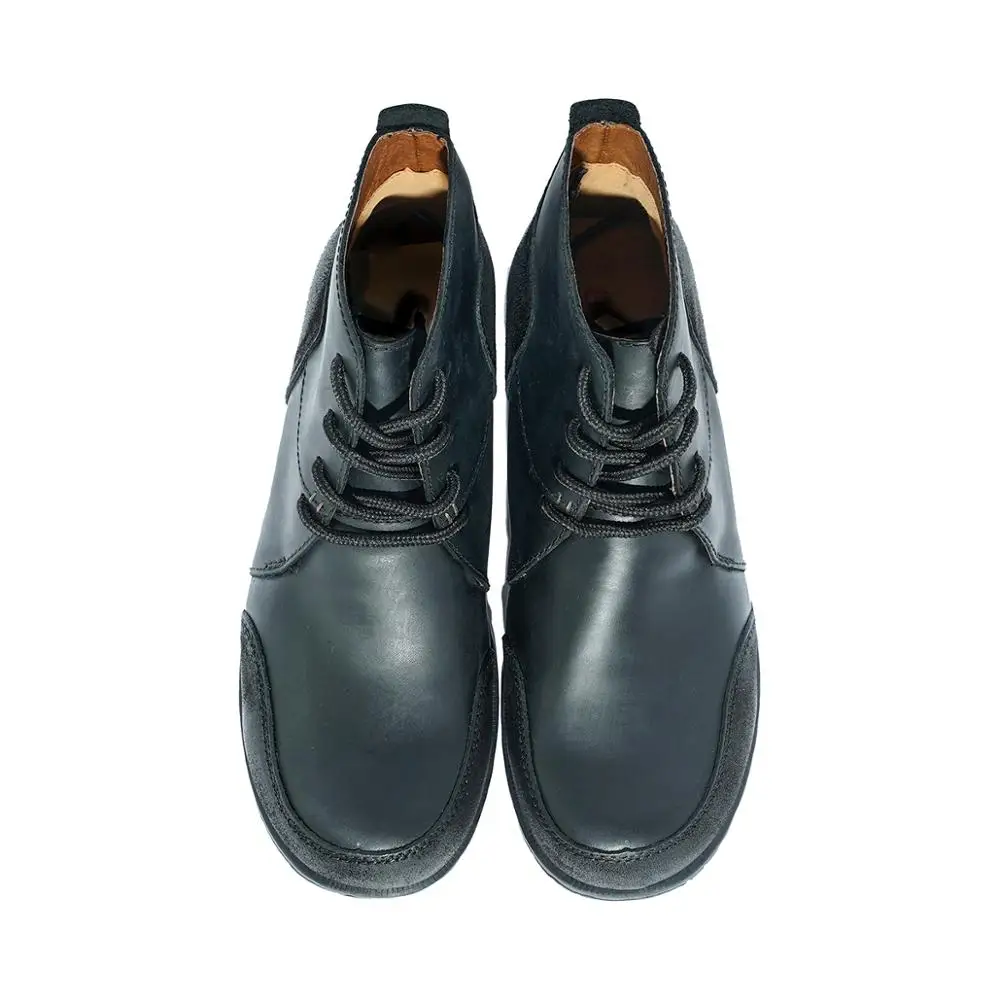 OTTO ZONE Top Quality Handmade Genuine Cow Leather Ankle Boots Fashion Martin Men Rivet Patchwork Casual Shoes EU 39-45 | Обувь