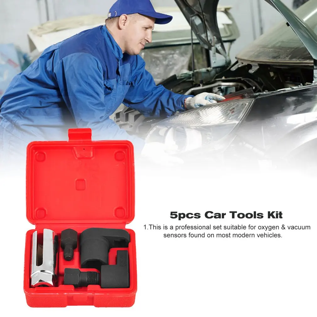 5 шт. торцевой ключ с кислородным датчиком набор инструментов для резьбы подходит
