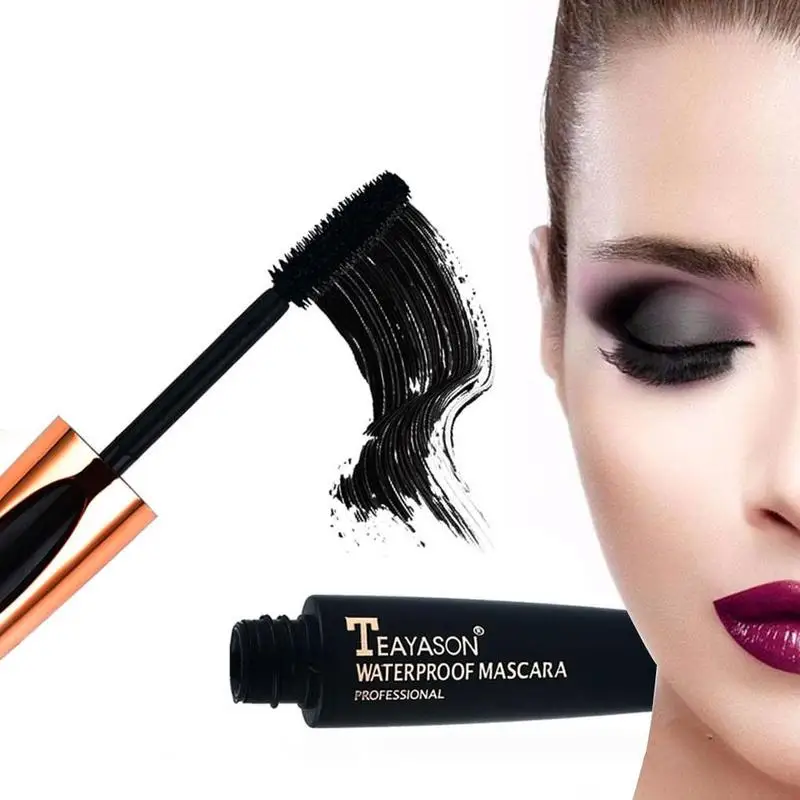 4D Водонепроницаемая Шелковая Маска для ресниц наращивания черные толстые