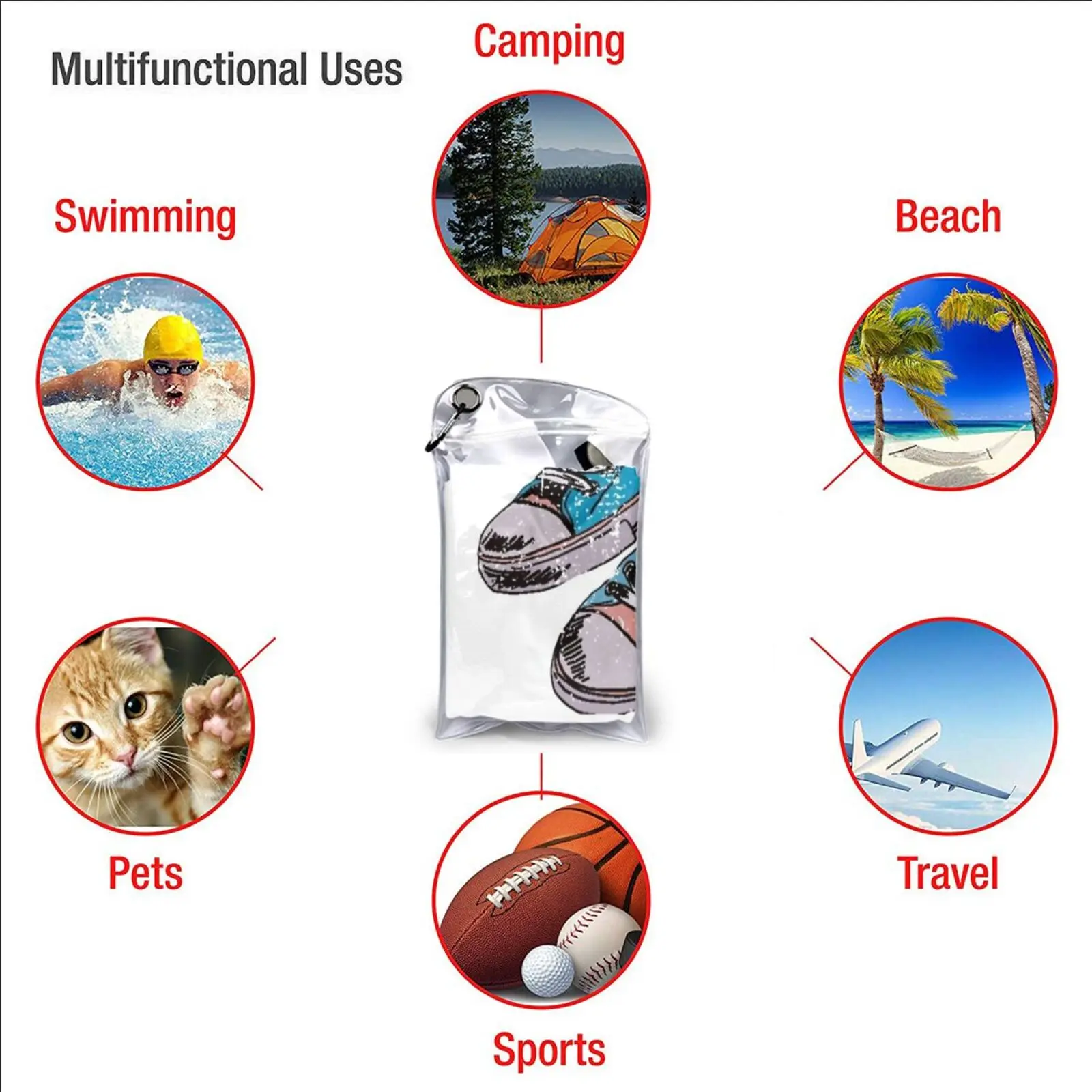 Быстросохнущее полотенце в стиле ретро для спортивного зала портативное ванны