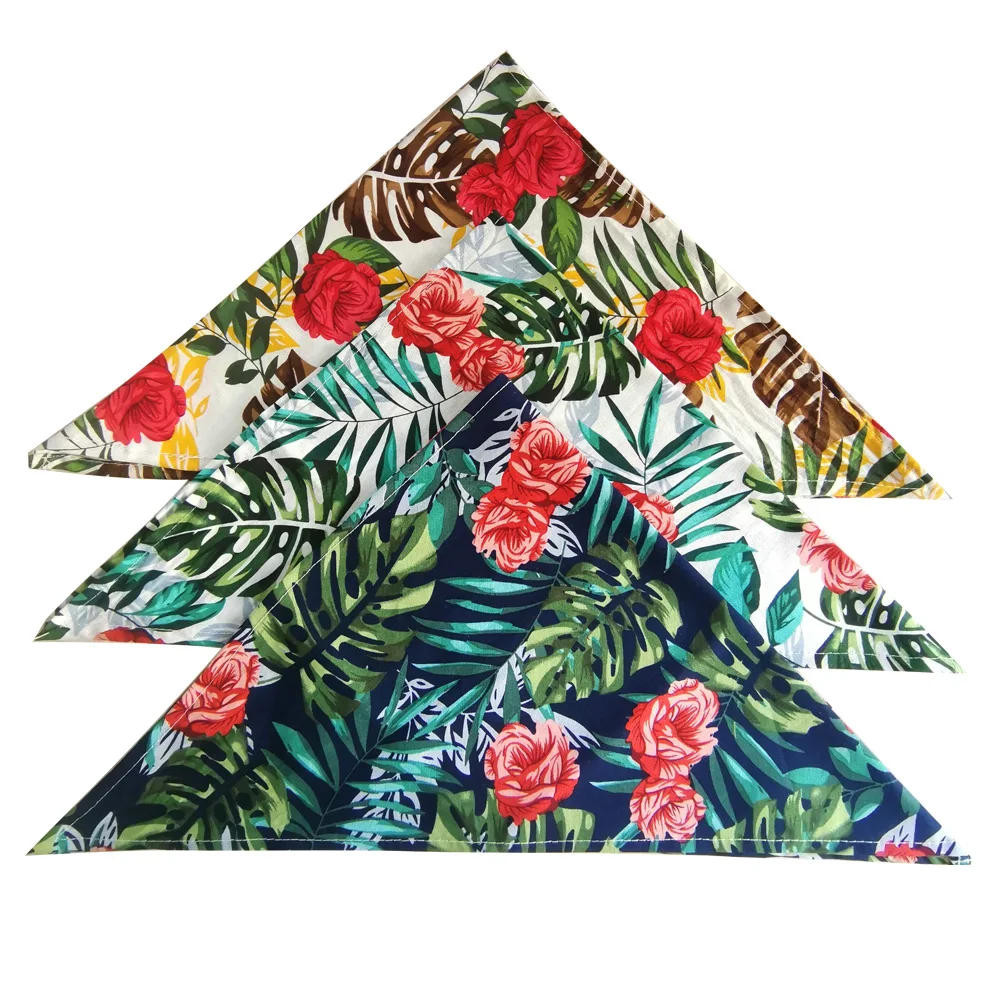 50 шт весенний питомник домашних животных собака бандана на заказ для питомца