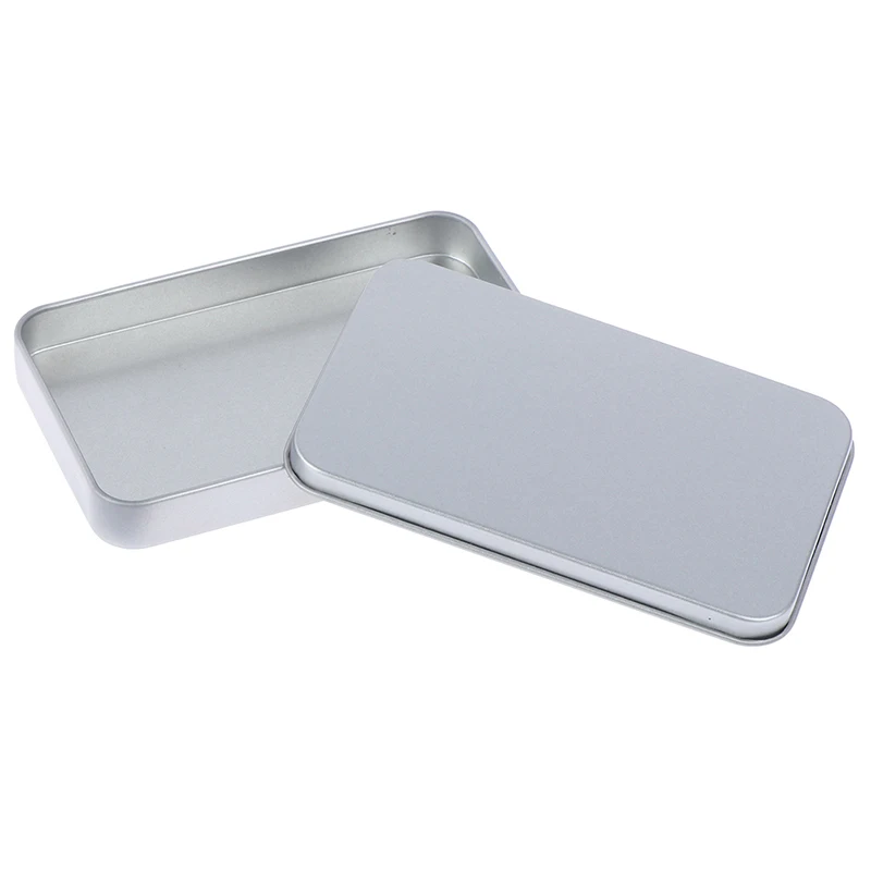 1 шт. металлический органайзер чехол Жестяная Банка коробка для хранения макияж