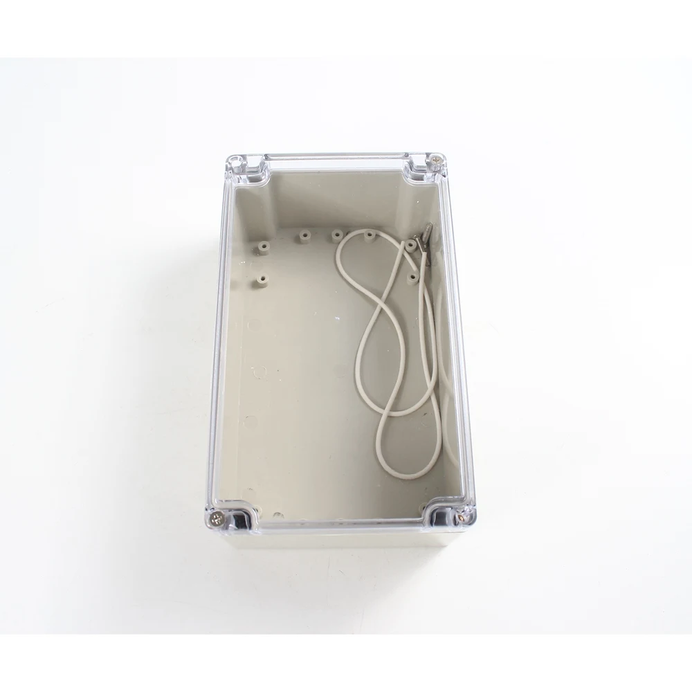 Прозрачный водонепроницаемый пластиковый распределительный ящик 200x120x75 мм чехол