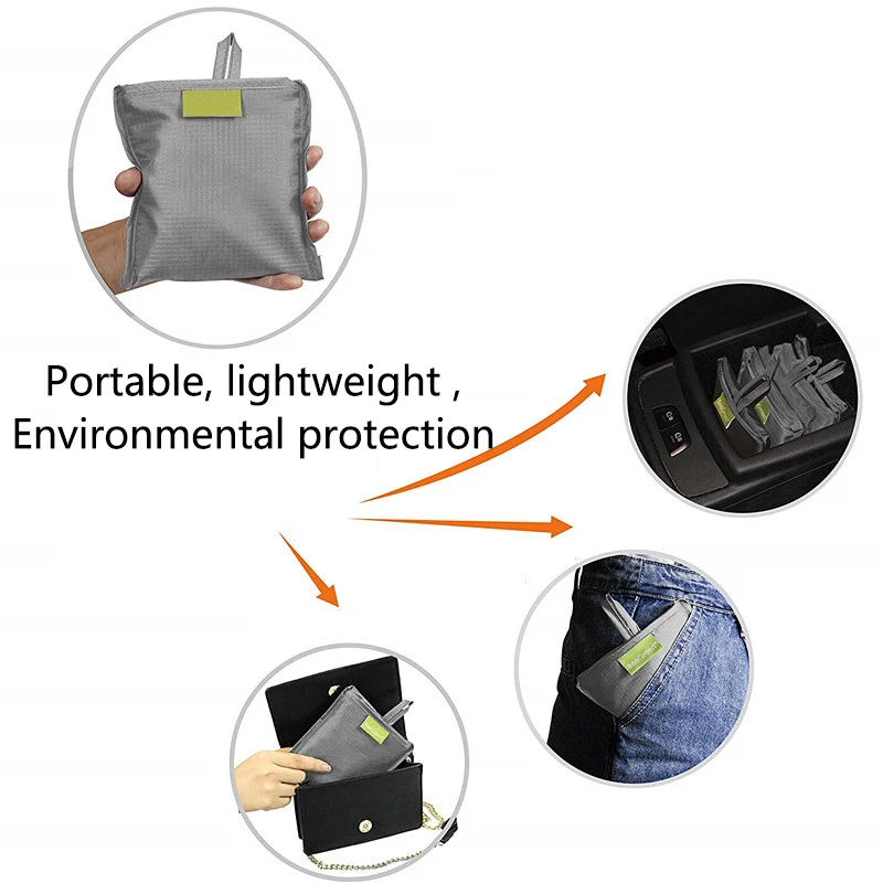 1 шт. портативная горячая Распродажа Модная Складная зеленая сумка для покупок
