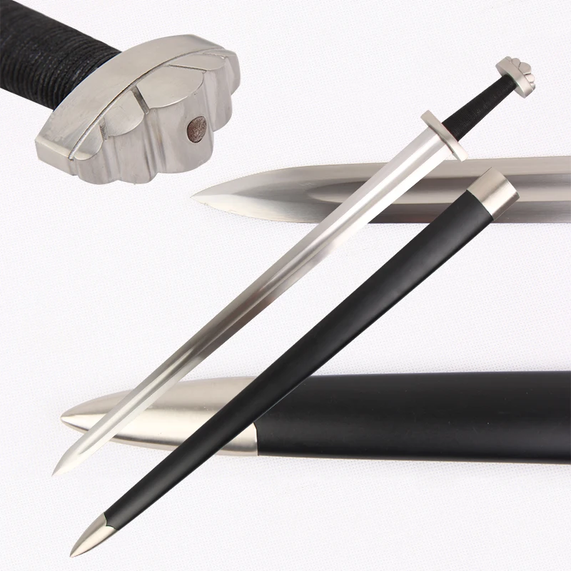 Средневековые мечи 1060 лезвие из высокоуглеродистой стали профессиональное для