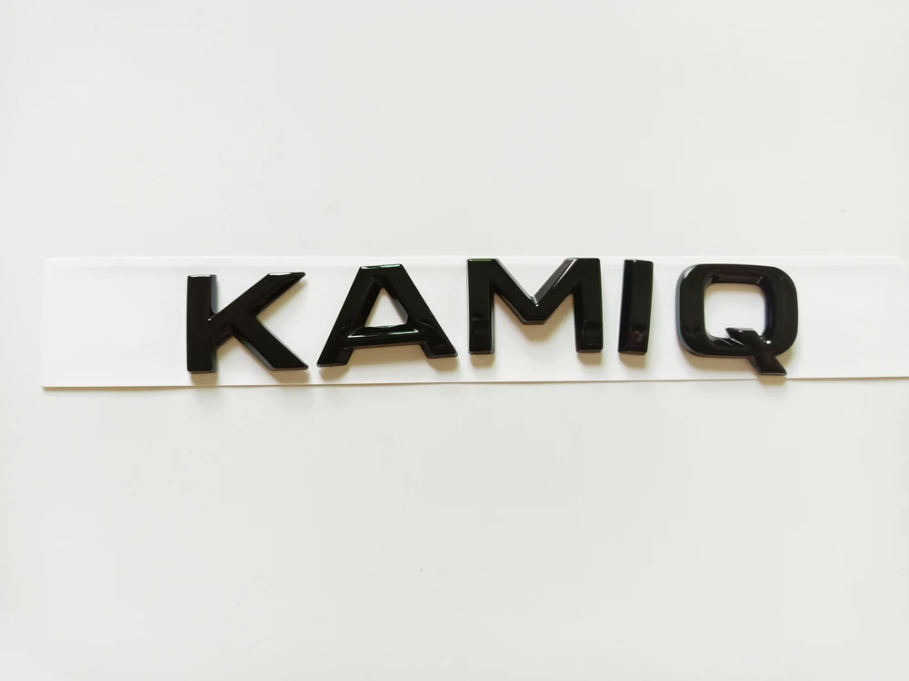 

ABS Letters Emblem Logo for Skoda KAMIQ Car Front Rear Trunk Badge Sticker