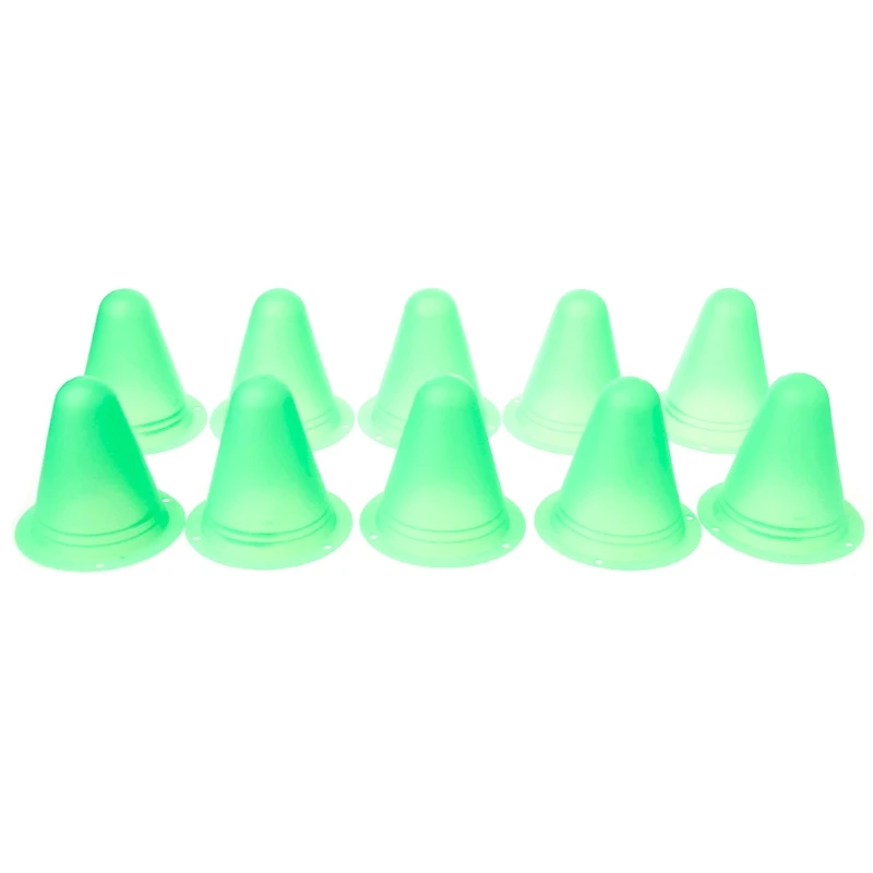 

10 Pcs Skate Marker Cones Roller Football Soccer Training Equipment Marking Cup
