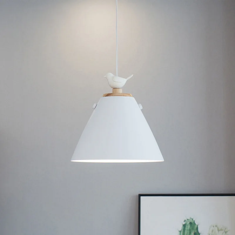 Nordic Restaurant Hanging Lamp Dining Lamp Living Room Bedroom Pendant Lamp Bird Light Staircase Pendent Light Fixtures Lighting