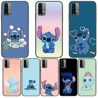 stitch naughty phone case for xiaomi redmi 11 lite 9c 8a 7a pro 10t 5g anime cover mi 10 ultra poco m3 x3 nfc 8 se cover