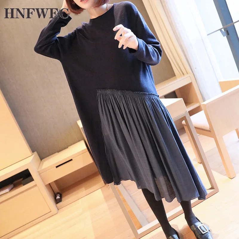 Модное вязаное плиссированное платье для женщин новинка сезона осень зима 2020