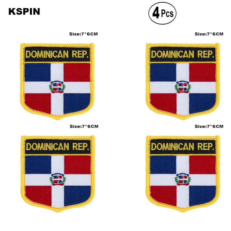 Того Shiled форма флаг нашивки с национальным флагом для одежды DIY украшения PT0051-S |