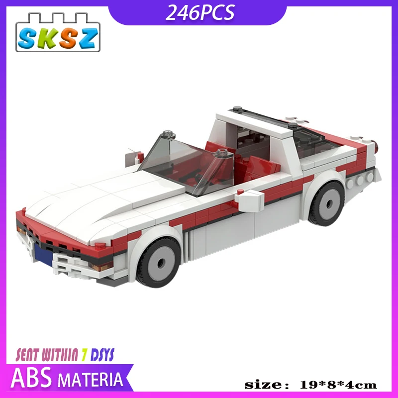 

C4 Racing Car Toys Model Diy Bricks Famous Movie Military Special Operations-team Vehicle Kid MOC Building Blocks Car Collection