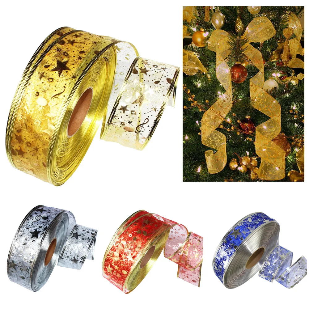 2 м ленты отличный подарок на свадьбу Рождество Дерево Подвесные Украшения для