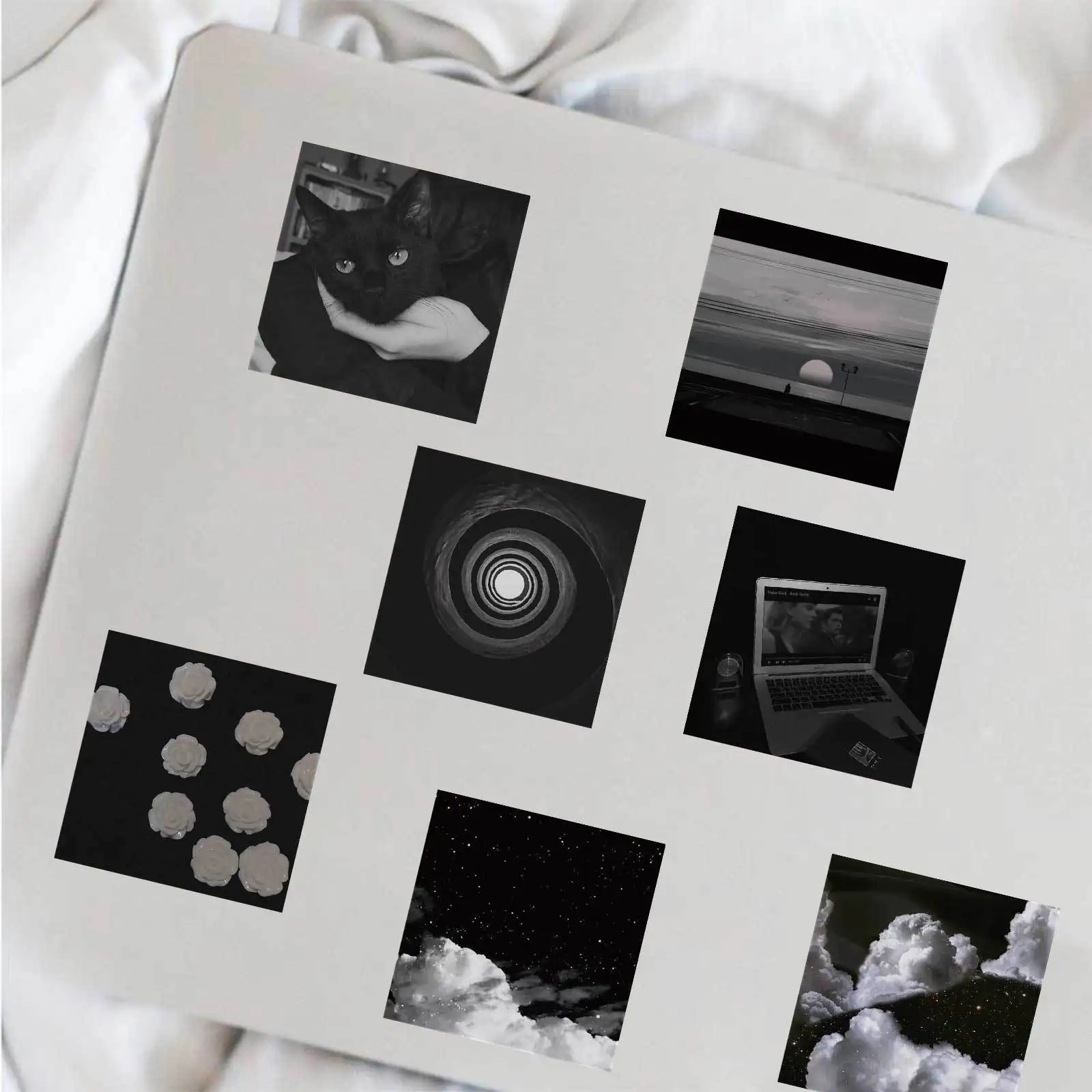 Стильная крутая черная наклейка в стиле Ins 10/30/50 шт. эстетике сделай сам для