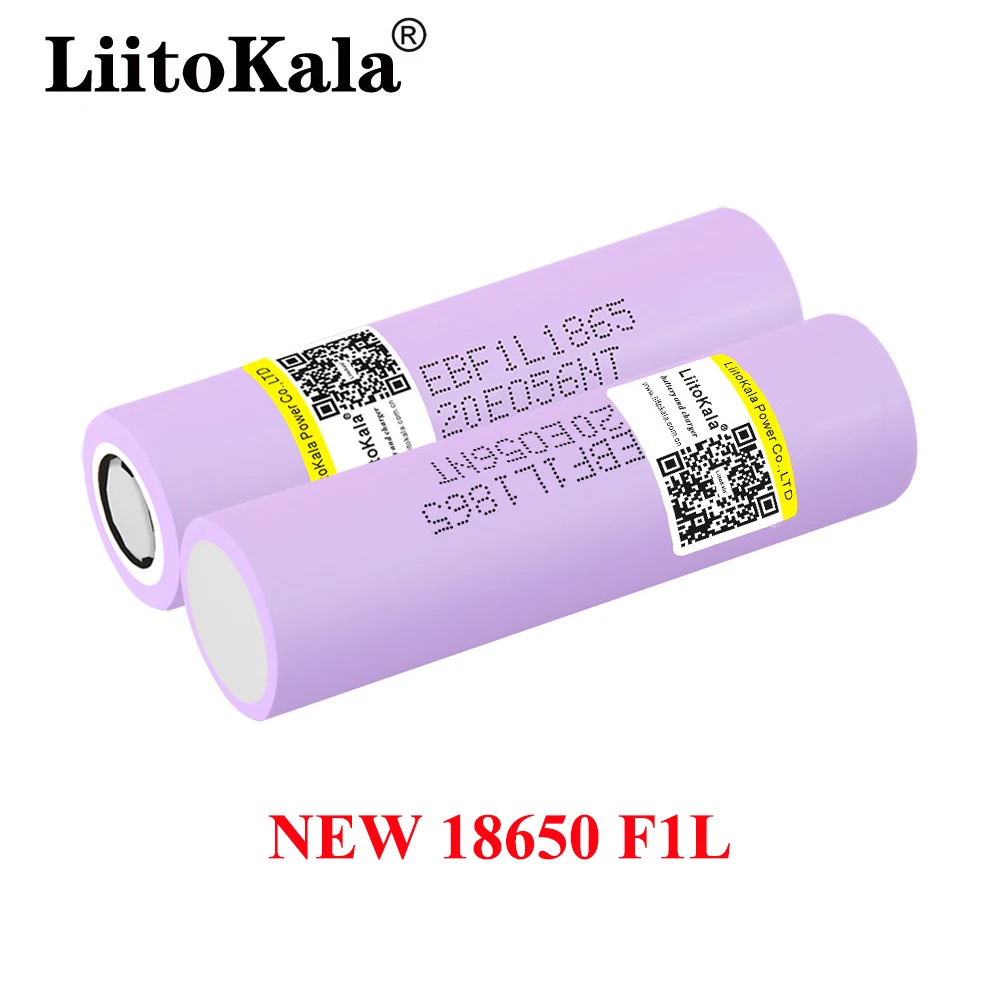 Новые 10 шт./лот оригинальные Liitokala 18650 3350 мАч аккумуляторные батареи INR18650 F1L |