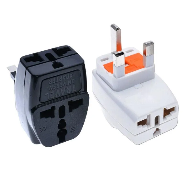 

Universal AU US EU to UK Plug 3 in 1 International Travel Power Charger Adapter UK PLUG TYPE G Hong Kong Singapore Malaysia,1pcs