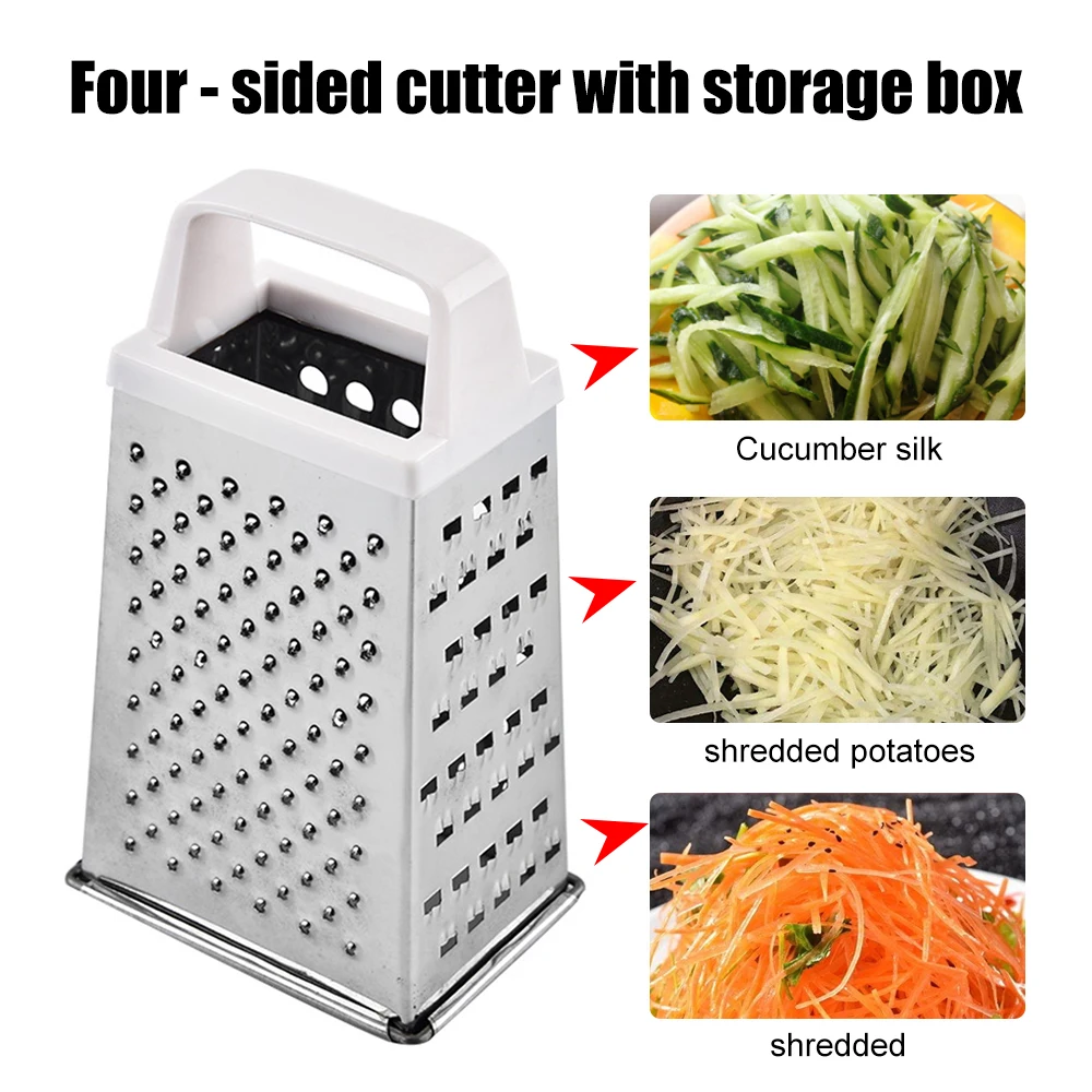 4 х сторонняя терка для овощей многофункциональные лезвия сыр морковь картофель