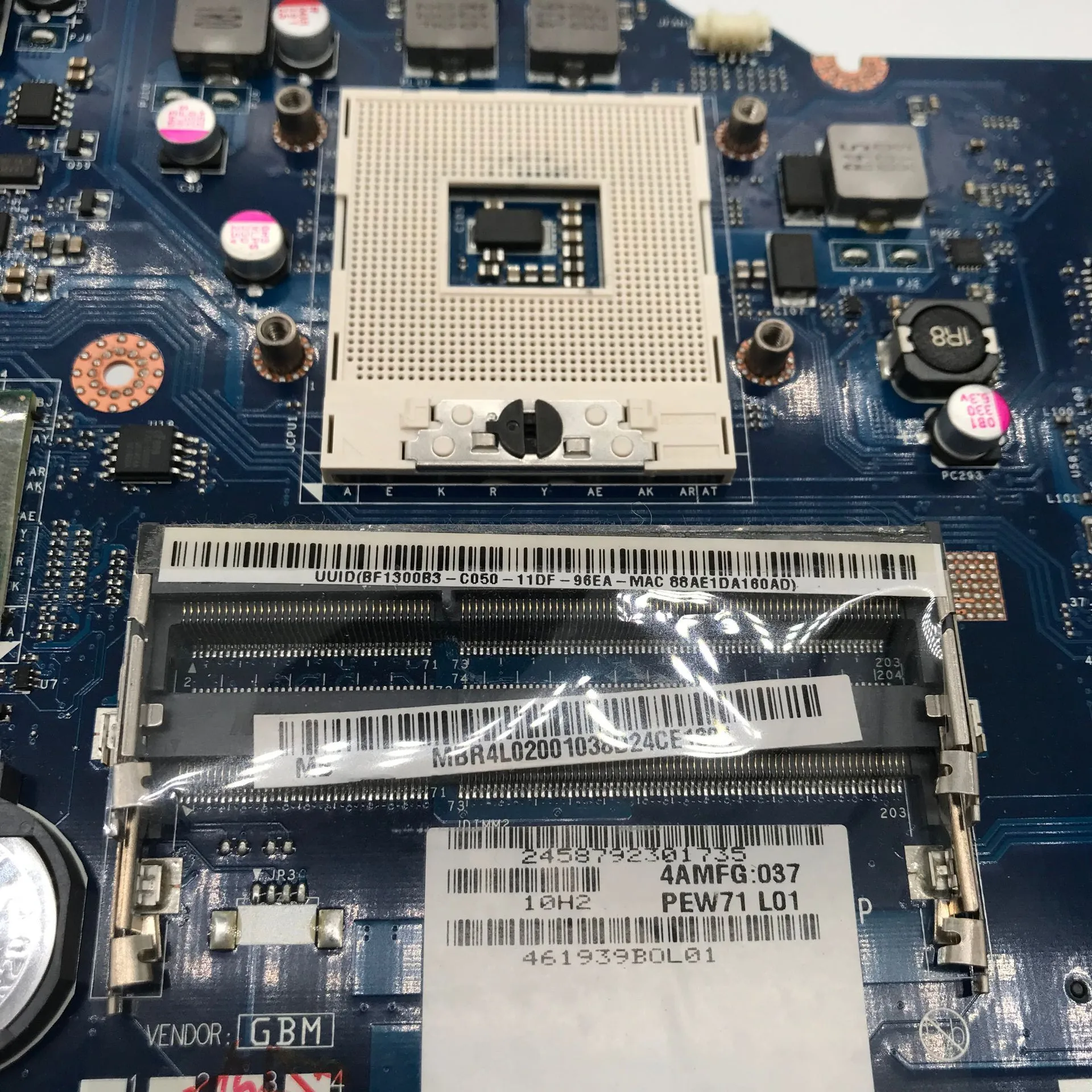 Высокое качество для основной платы для ACER aspire 5742Z 5742 5733 5733Z материнская плата для ноутбука PEW71 LA-6582P HM55 DDR3 полностью протестирована