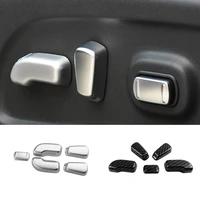 car seat adjustment button cover sticker fit for nissan teana qashqai j11 sylphy x trail rogue t32 murano chromium acessories