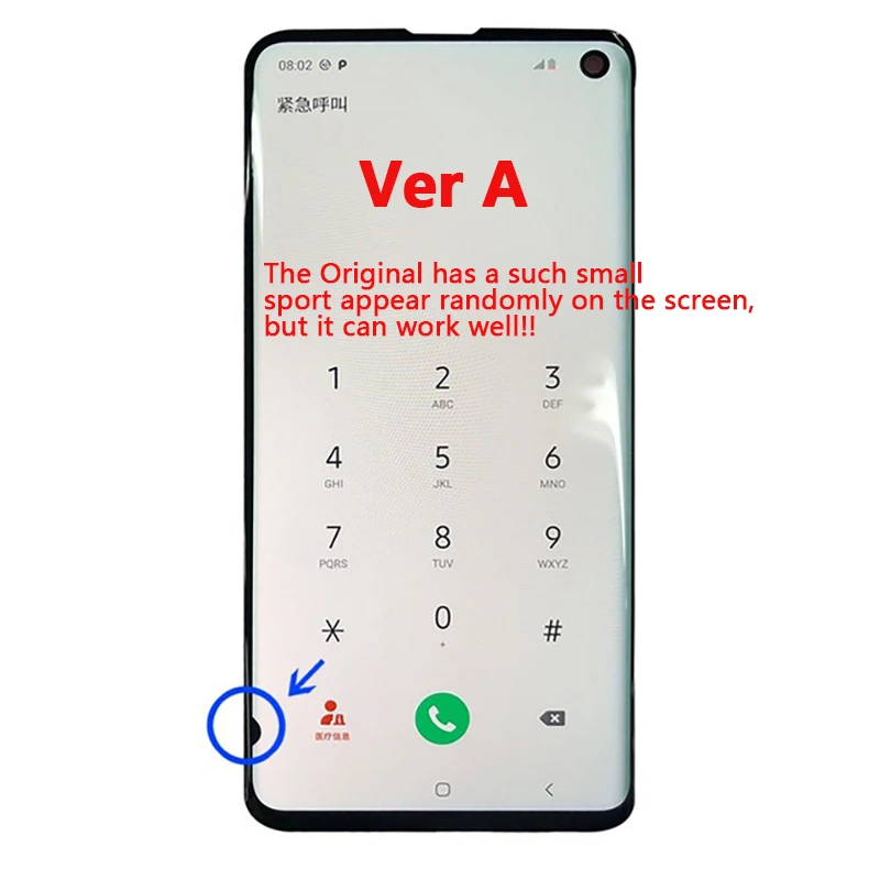 Оригинальный Amoled ЖК-дисплей для SAMSUNG Galaxy S10 PLUS SM-G9750 G975F сенсорный экран дигитайзер
